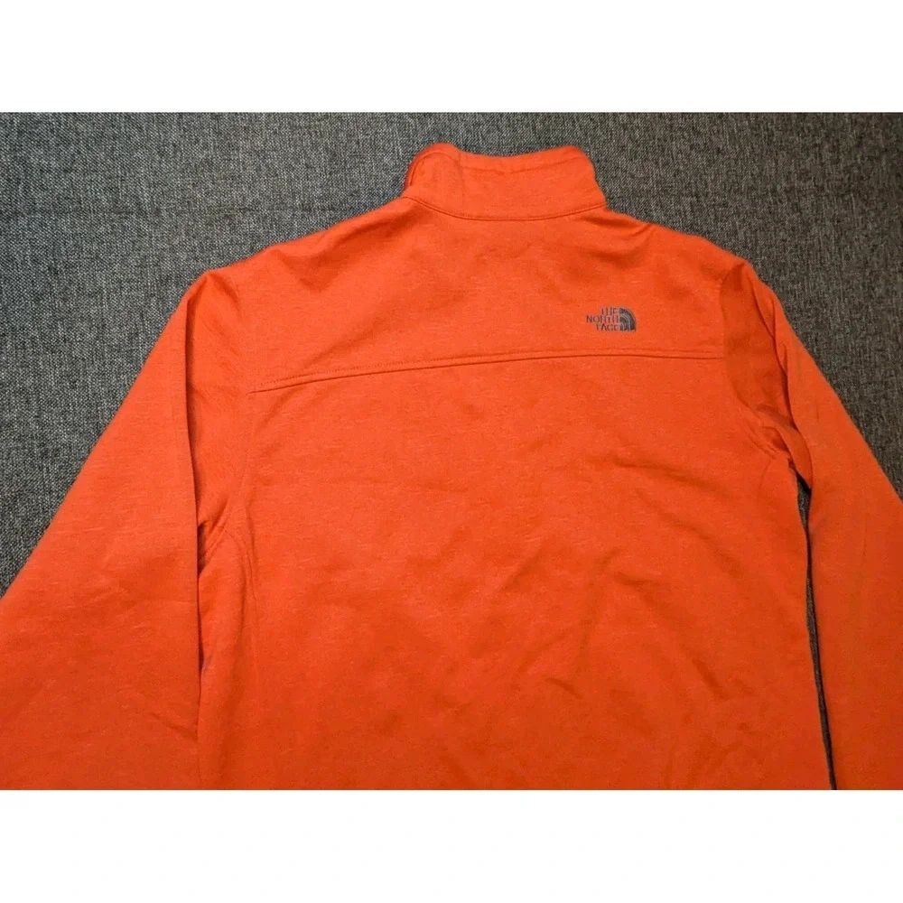 The North Face Jacket Men's XL‎ Orange Fleece Lined Full Zip Bionic Outdoor Coat